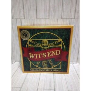 Wit’s End Board Game Challenge Your Mind Gold Seal Excellence Complete LNC